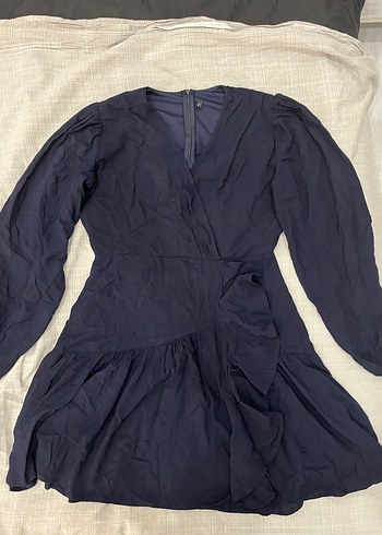 Lacivert Elbise - Görsel 2