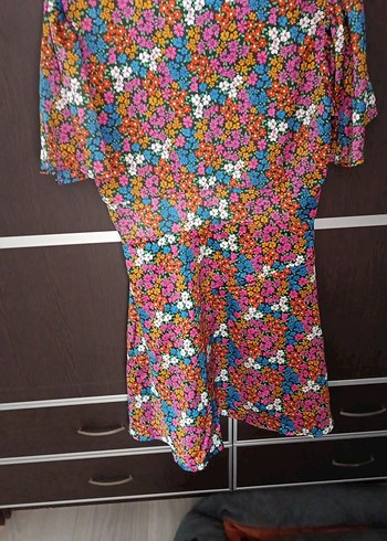 yazlık kısa kollu kısa elbise - Görsel 3