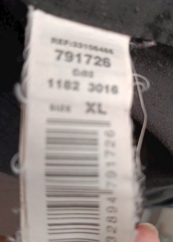 Düğmeli  siyah Denim Kadın Ceket - Görsel 3