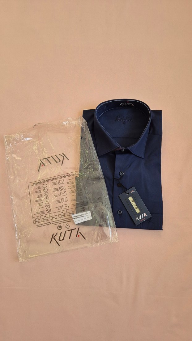 Lacivert Erkek Gömlek KUTA - Görsel 2