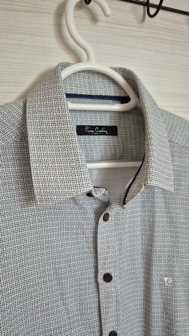 Erkek Gri Pamuklu Uzun Kollu Gömlek - Görsel 2