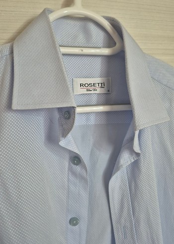 Mavi Erkek Keten Gömlek, Slim Fit, Uzun Kollu - Görsel 2