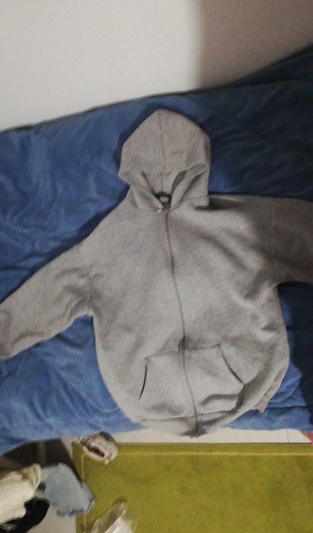 gri oversize hırka. - Görsel 2