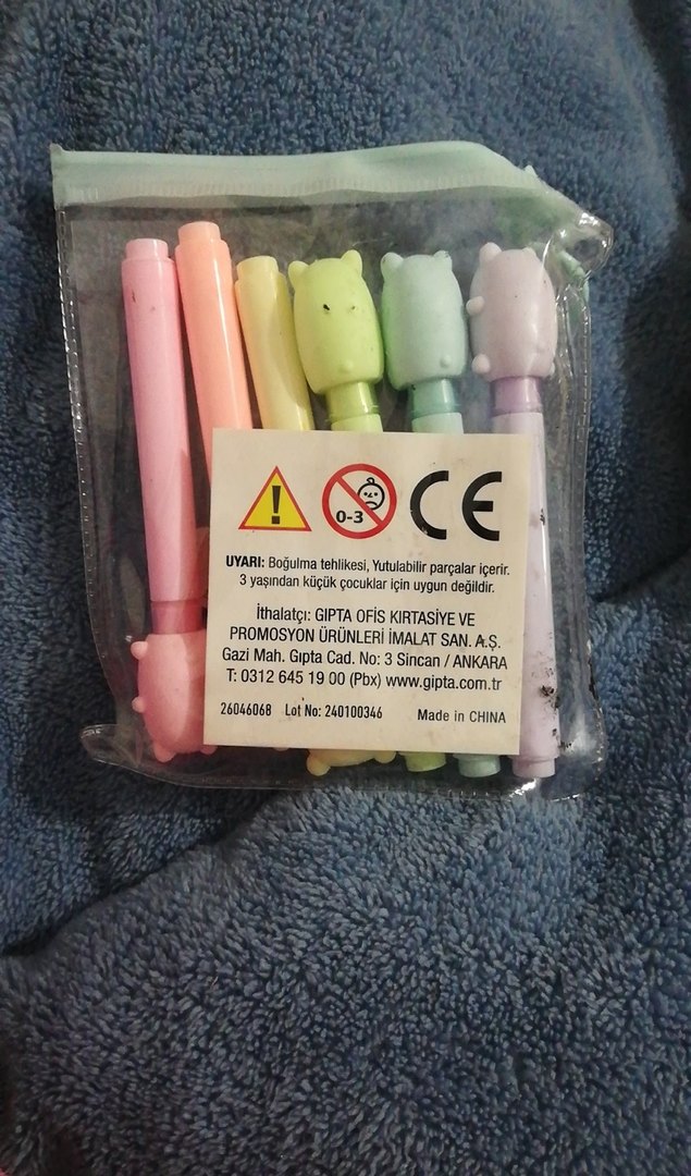 Pastel Renkli Hayvan Figürlü Fosforlu Kalem Seti - Görsel 3