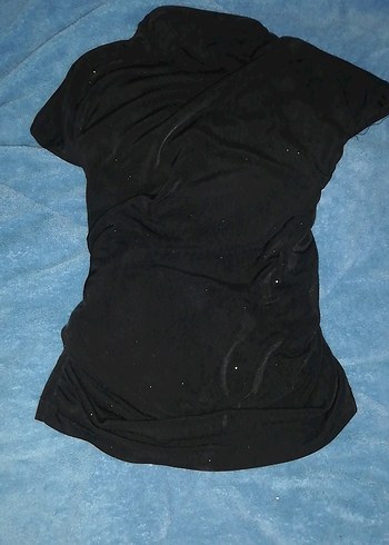 simli esnek vücudu saran yanlari hafif büzgülü body - Görsel 2