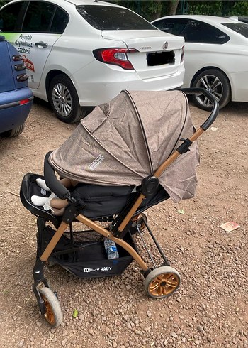 Tommy Baby bej Bebek Arabası - Görsel 5