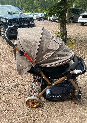 Tommy Baby bej Bebek Arabası - Görsel 2