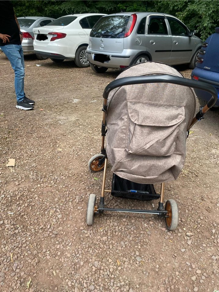 Tommy Baby bej Bebek Arabası - Görsel 3