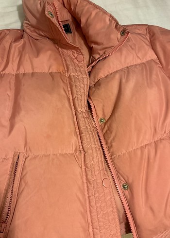 Pembe çocuk Kışlık Fermuarlı Mont - Görsel 4