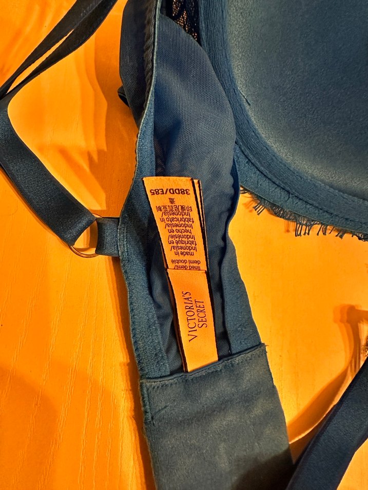 Mavi Dantel Detaylı Grunge Sütyen - Görsel 2