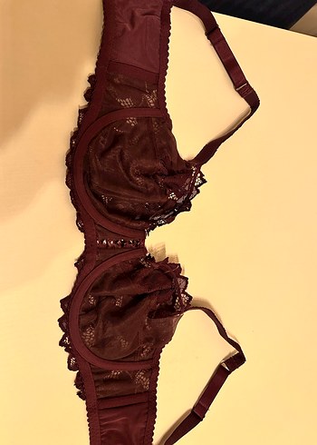 Mor Vintage Bohem Dantelli Sütyen - Görsel 2