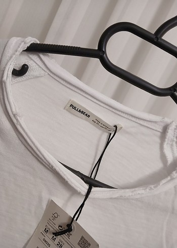 Beyaz Uzun Kollu Pamuklu Kadın Tişört - Görsel 2