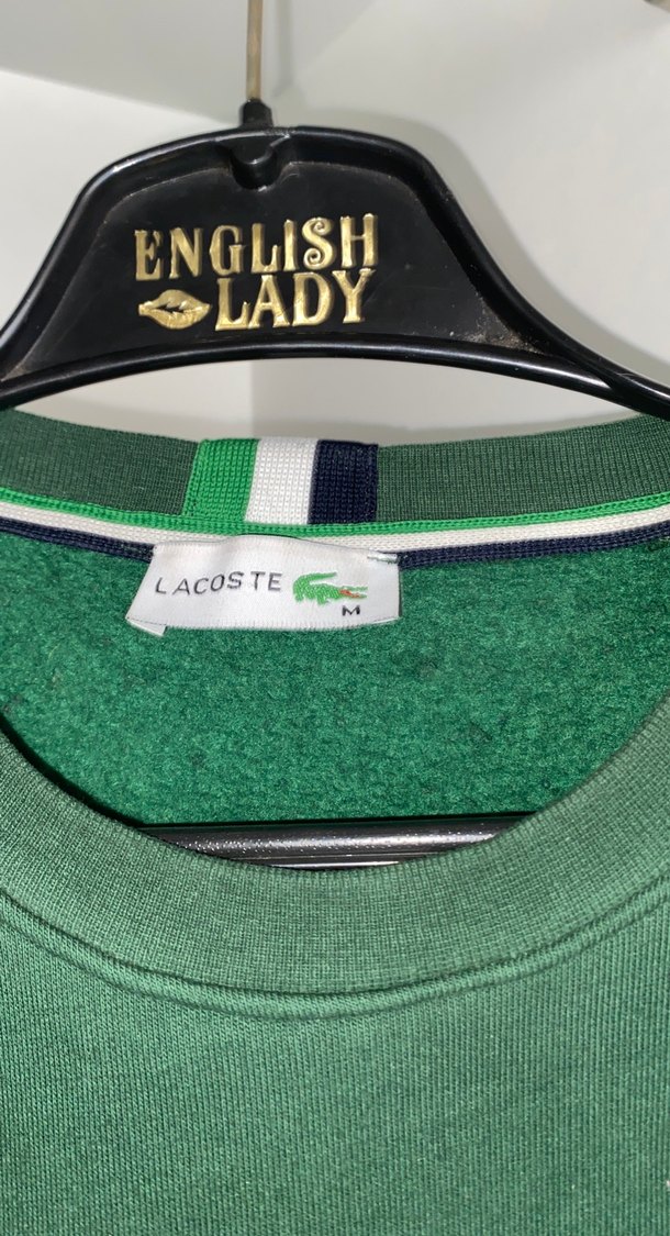 Erkek Yeşil Oversize Bisiklet Yaka Sweatshirt - Görsel 3