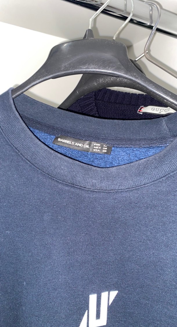 Siyah Oversize erkek Sweatshirt Alıcıya yardımcı olurum - Görsel 3