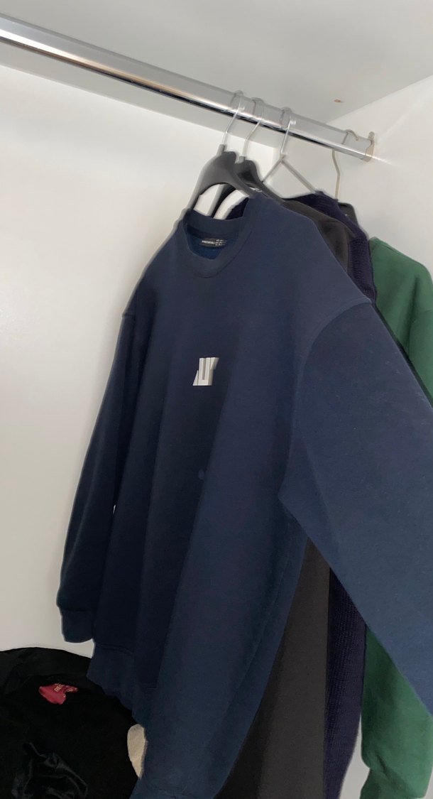 Siyah Oversize erkek Sweatshirt Alıcıya yardımcı olurum - Görsel 2