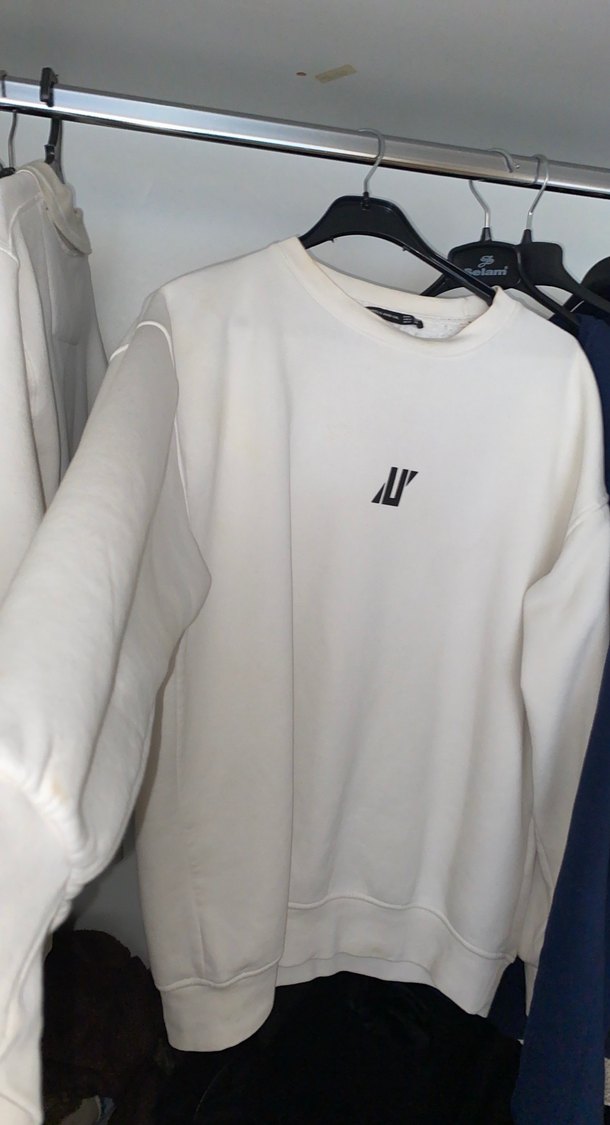 Siyah Oversize erkek Sweatshirt Alıcıya yardımcı olurum - Görsel 5