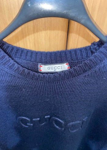 Lacivert Örgü Erkek Kazak - Rahat Kesim - Görsel 2