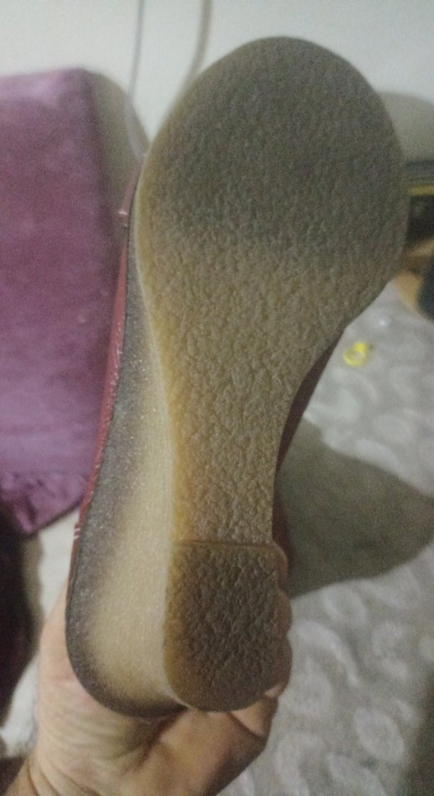 Kahverengi Tokalı Deri Kadın Klasik Ayakkabı - Görsel 4