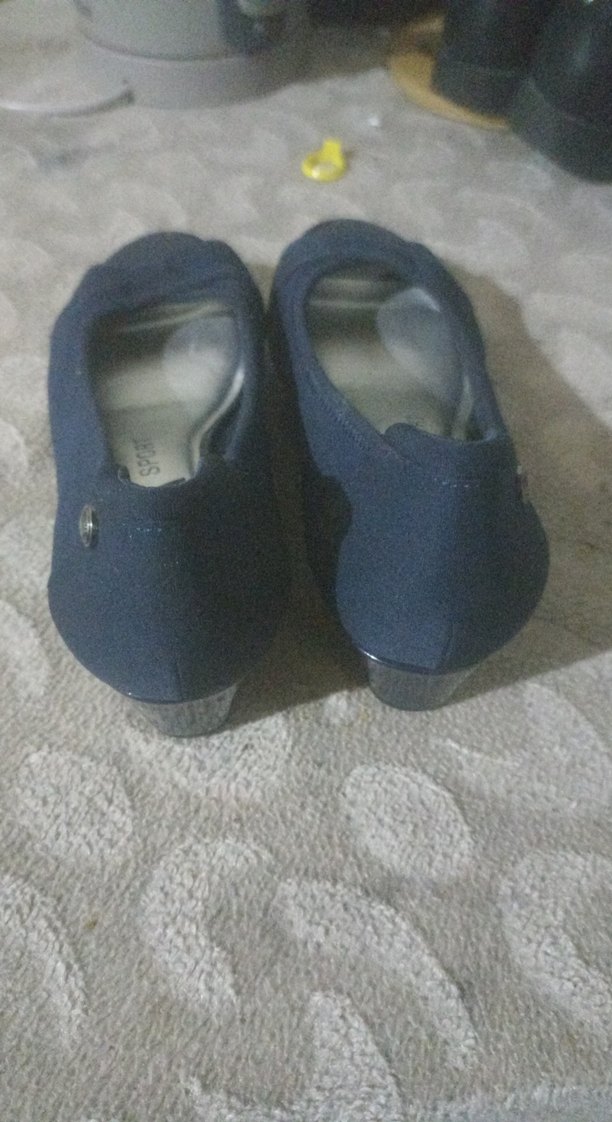 Siyah Süet Dolgu Topuklu Kadın Ayakkabı - Görsel 2