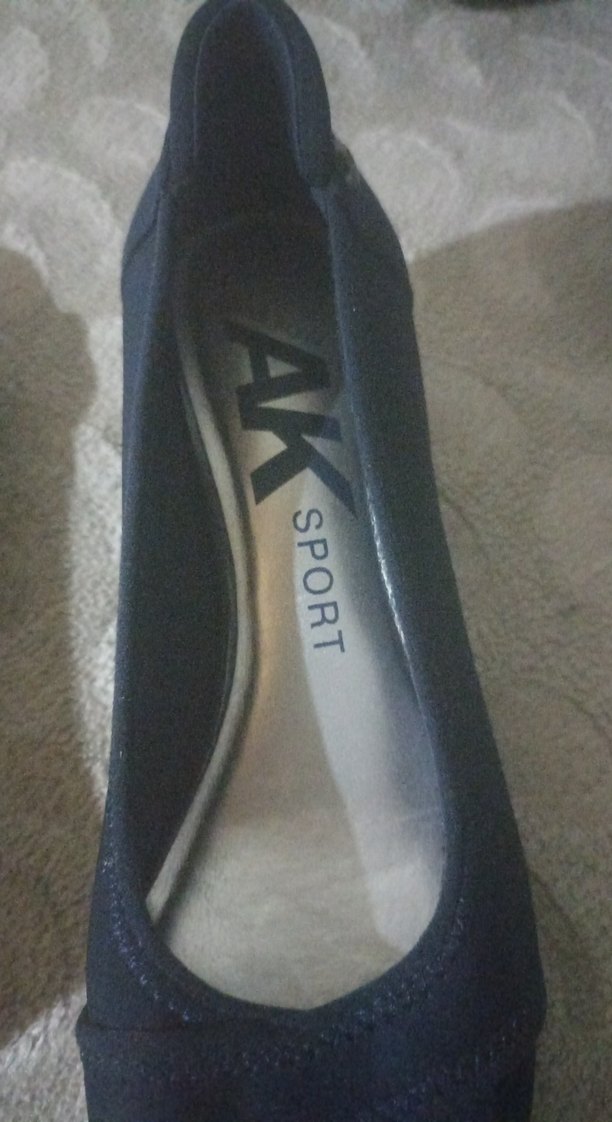 Siyah Süet Dolgu Topuklu Kadın Ayakkabı - Görsel 4