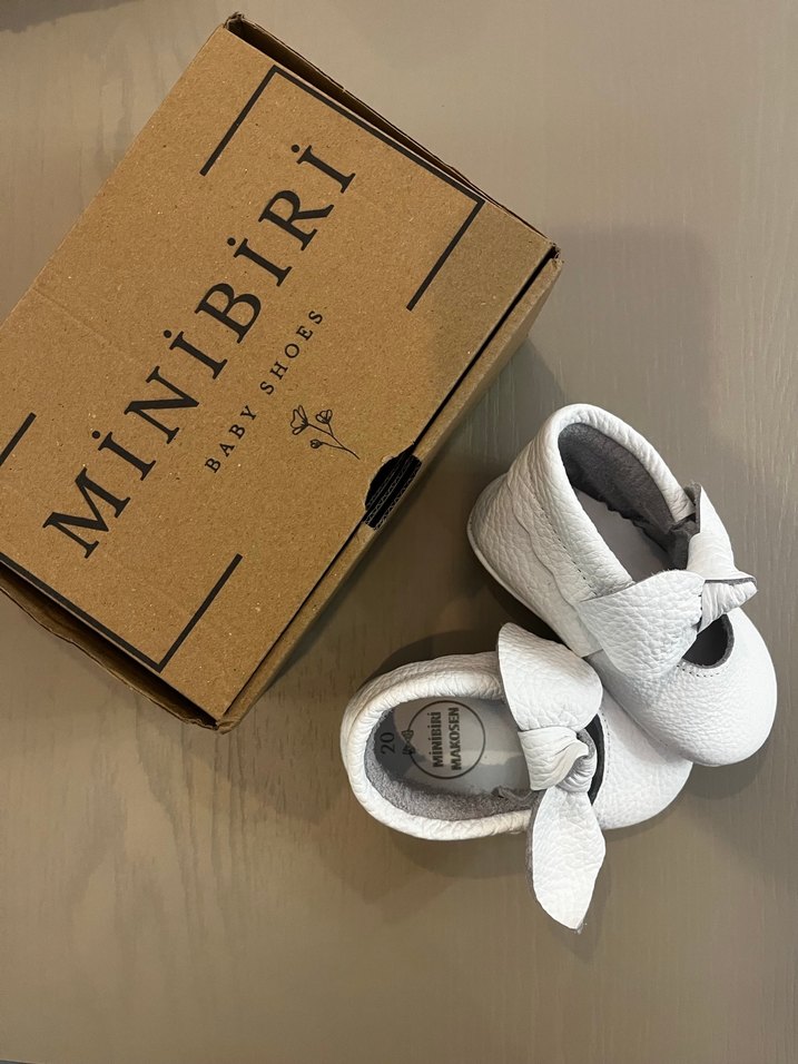 Minibiri Deri Kız Bebek İlk Adım Ayakkabısı - Görsel 2