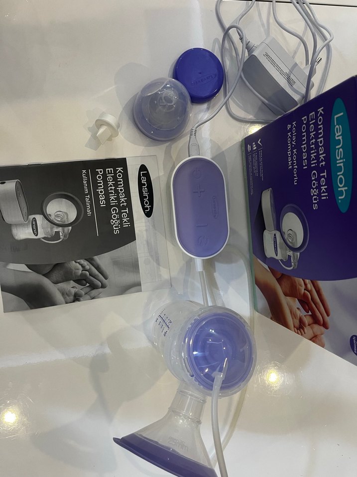 Lansinoh Kompakt Tekli Elektrikli Göğüs Pompası - Görsel 4