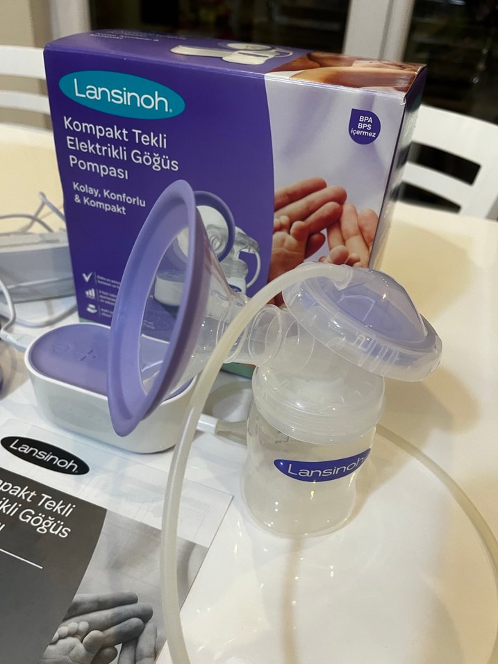 Lansinoh Kompakt Tekli Elektrikli Göğüs Pompası - Görsel 2