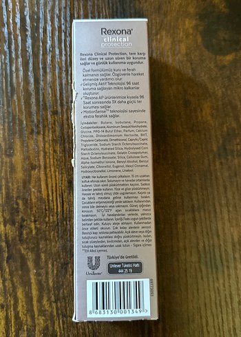 Rexona Clinical Protection Kadın Deodorant 96 Saat - Görsel 2
