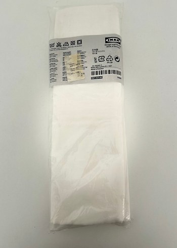 Ikea Knoppa Beyaz Çarşaf 150 x 250 - Görsel 3
