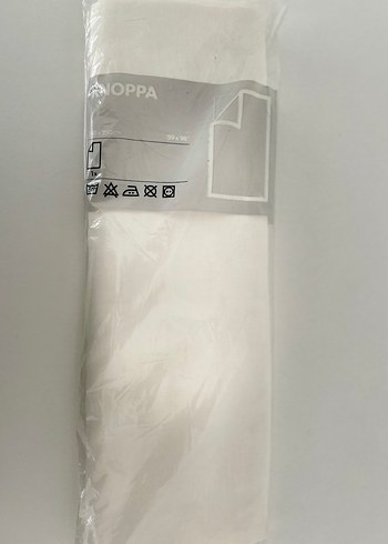 Ikea Knoppa Beyaz Çarşaf 150 x 250 - Görsel 8