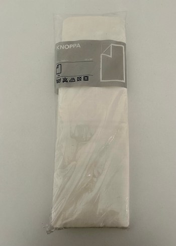 Ikea Knoppa Beyaz Çarşaf 150 x 250 - Görsel 2