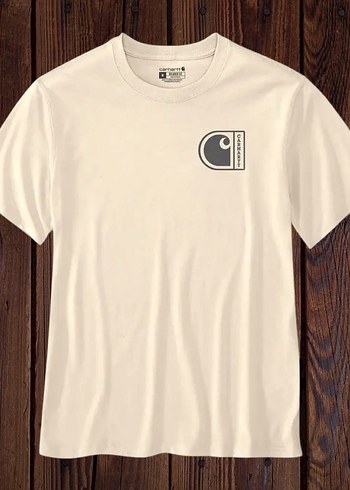 Beyaz Baskılı Kısa Kollu Erkek Tişört - Görsel 2