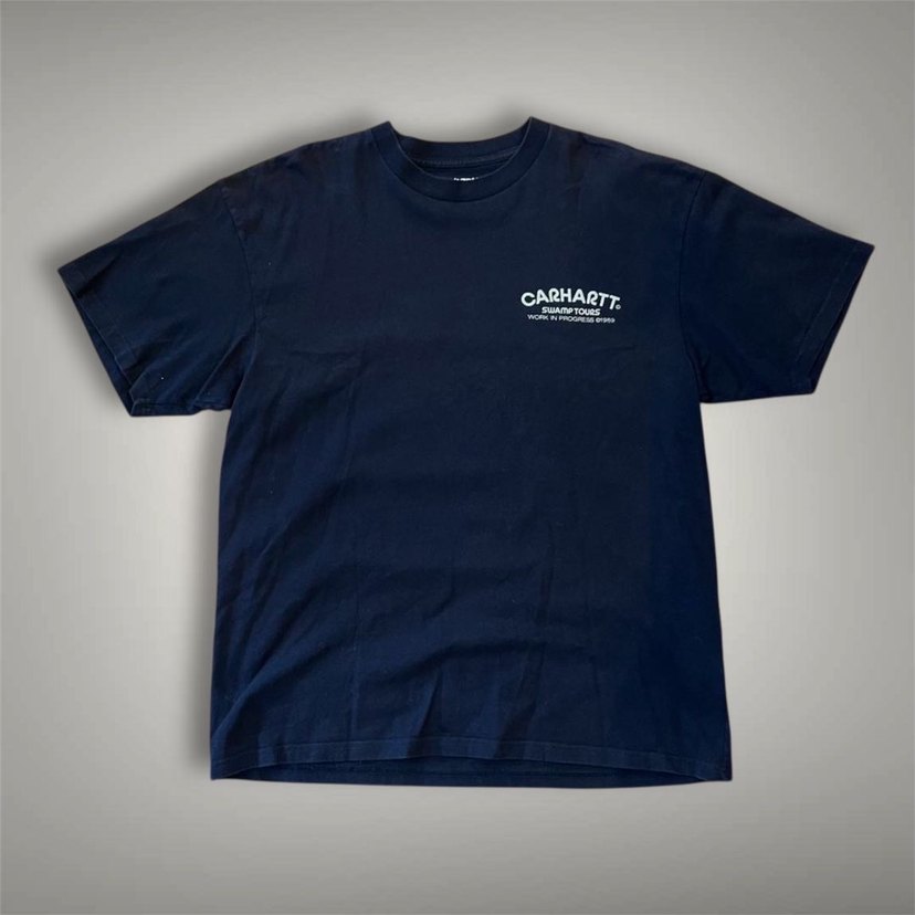 Carhartt Lacivert Baskılı Erkek Tişört - Görsel 2