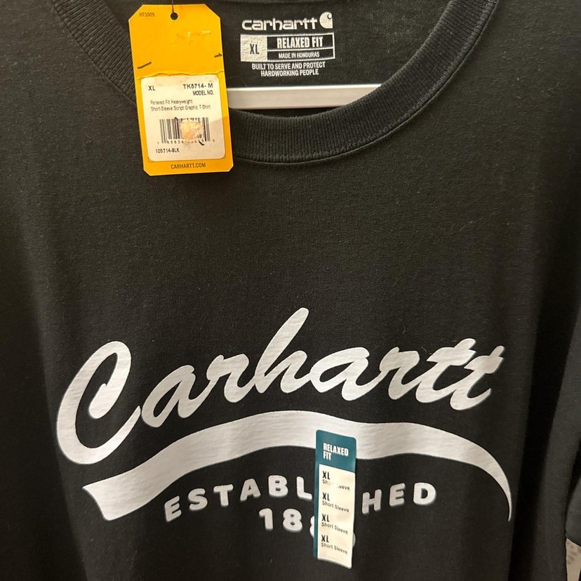 Carhartt Siyah Baskılı Erkek Tişört - Görsel 3