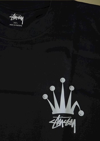 Stussy Baskılı Oversize Tişört - Görsel 2