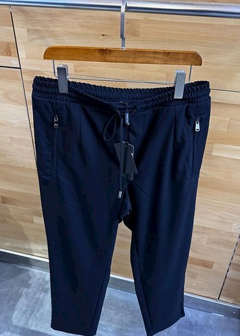 Siyah Kumaş Pantolon Jogger - Görsel 2