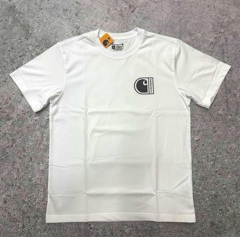 Carhartt Baskılı Beyaz Erkek Tişört - Görsel 2