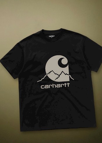 Carhartt Siyah Baskılı Erkek Tişört - Görsel 2