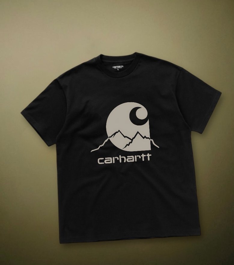 Carhartt Siyah Baskılı Erkek Tişört - Görsel 2