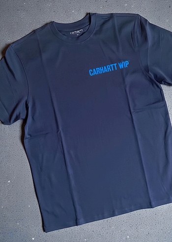 Carhartt WIP Baskılı Mavi Erkek Tişört - Görsel 3