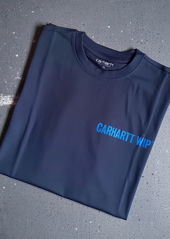 Carhartt WIP Baskılı Mavi Erkek Tişört - Görsel 2
