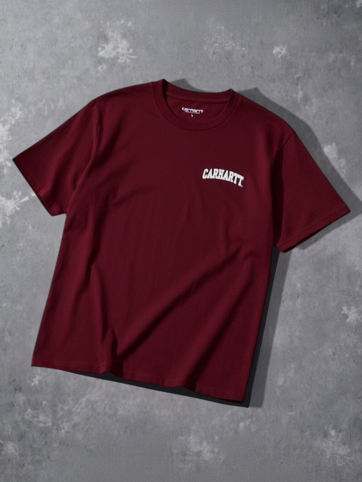 Bordo  Erkek Tişört Carhartt - Görsel 2