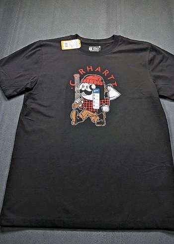 Carhartt Siyah Baskılı Erkek Tişört - Görsel 3