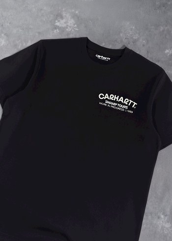 Carhartt Siyah Baskılı Erkek Tişört - Görsel 3