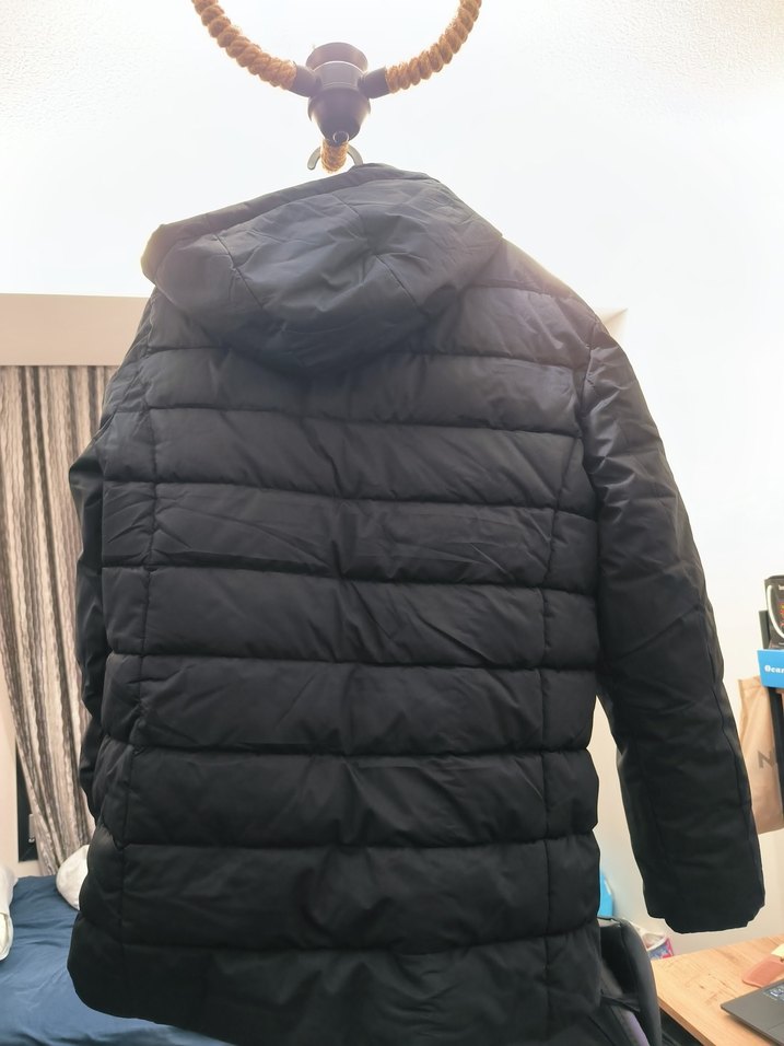 Düğmeli Siyah Erkek Günlük Mont - Görsel 2