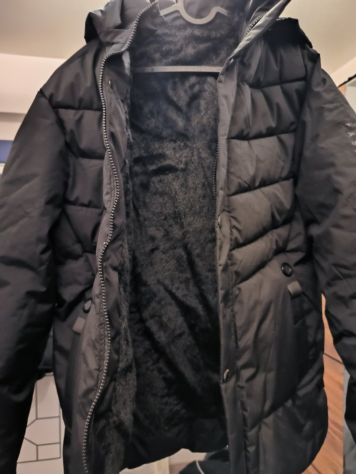 Düğmeli Siyah Erkek Günlük Mont - Görsel 3