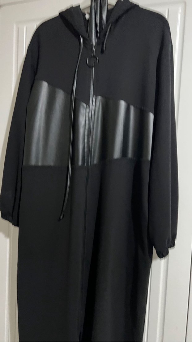 Fermuarlı Siyah Deri detaylı giy çık kap - Görsel 2