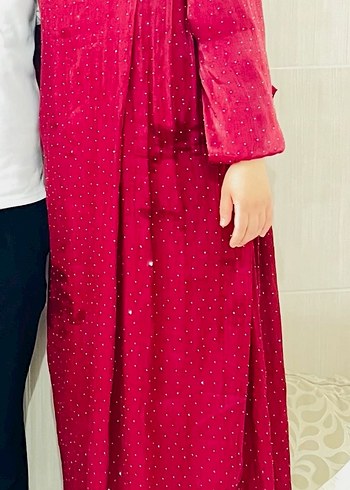 Uzun Kollu Boncuk İşlemeli - Görsel 3