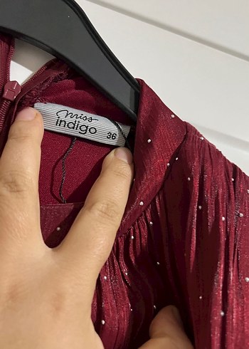 Uzun Kollu Boncuk İşlemeli - Görsel 4