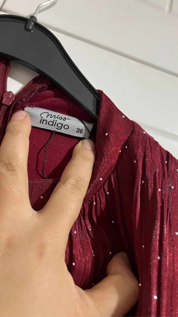 Uzun Kollu Boncuk İşlemeli - Görsel 4